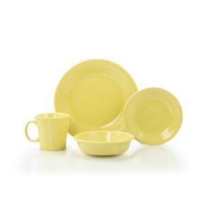 Fiesta® 16-Piece Classic Dinnerware Set with Tapered Mugs | Sunflower
