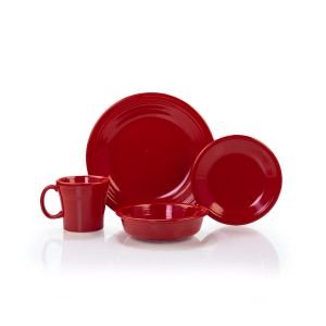 Fiesta® 16-Piece Classic Dinnerware Set with Tapered Mugs | Scarlet
