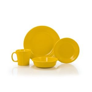 Fiesta® 16-Piece Classic Dinnerware Set with Tapered Mugs | Daffodil
