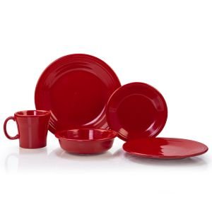 Fiesta® 20-Piece Classic Dinnerware Set with Tapered Mugs | Scarlet
