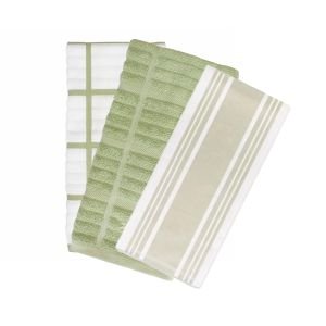 All-Clad 3-Pack Kitchen Towels Set | Fennel