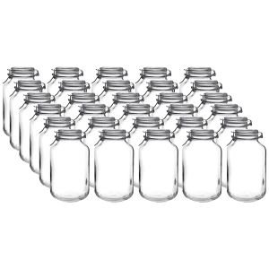Bormioli Rocco 4L Swing Top Fido Glass Jars | 30-pack