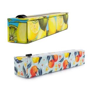 ChicWrap Plastic Wrap & Aluminum Foil Dispenser Set | Citrus & Lemons