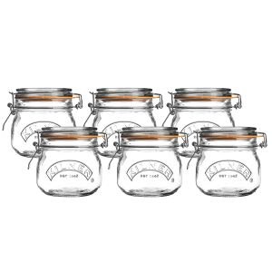 Kilner Round Clip Top Jars (Set of 6) | 17oz