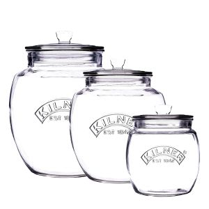 Kilner Push Top Storage Jar Set | 3-piece