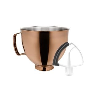 KitchenAid 5-Quart Radiant Copper Stainless Steel Metallic Bowl +