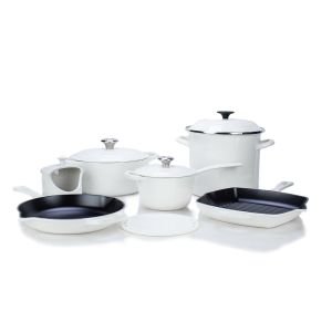 Le Creuset 10-Piece Cookware Set | White

