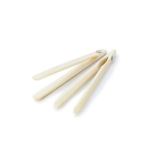 Norpro Bamboo Toast Tongs with Magnet | Set of 2