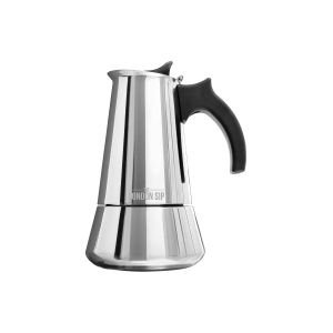 Escali London Sip 3 Cup Stainless Steel Espresso Maker | Silver