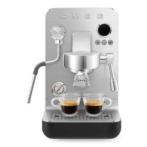 SMEG Contemporary Aesthetic Semi Pro Espresso Machine | Matte Black