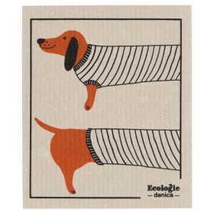 Ecologie by Danica Swedish Sponge Dish Cloth | Dachshund dog dog