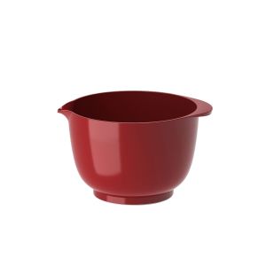 image shows Rosti 2.1 Qt. Mixing Bowl | Red against a blank, white background