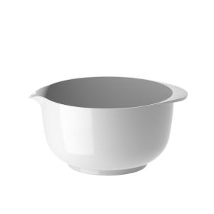 image shows Rosti Margrethe 4.2 Qt. Mixing Bowl | White against a blank, white background