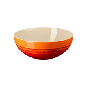 image shows Le Creuset Multi Bowl 1.6 Qt Flame  against a blank, white background
