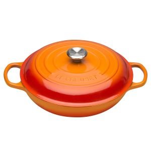 Le Creuset 2.25 Qt. Signature Braiser with Stainless Steel Knob | Flame 