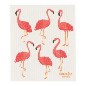 Ecologie by Danica Swedish Dish Cloth | Flamingo
