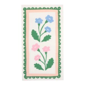 My Mind's Eye Floral Border Dinner Napkin