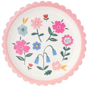 My Mind's Eye 8" Floral Round Plate