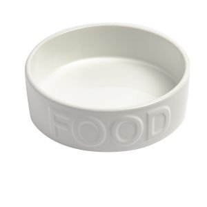Park Life Designs Classic Food Pet Bowl (White)
