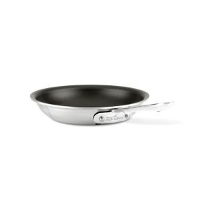 All-Clad D5 Brushed Stainless Steel Nonstick Fry Pan | 8"