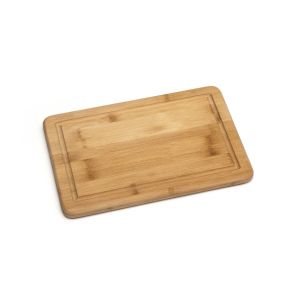 image shows Lipper International Bamboo Cutting Boards, Non-Slip Cork Backing | Small against a blank, white background