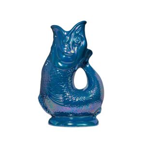 Wade Ceramics Extra Large Gluggle Jug | Petrol Lustre