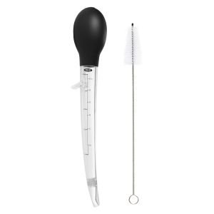 OXO Angled Turkey Baster with Cleaning Brush