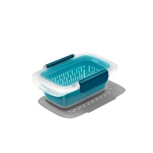 OXO Good Grips Prep & Go Meal Prep Leakproof Container with Colander | 1.9 cup