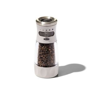 OXO Good Grips Contoured Mess-Free Pepper Grinder | Gray