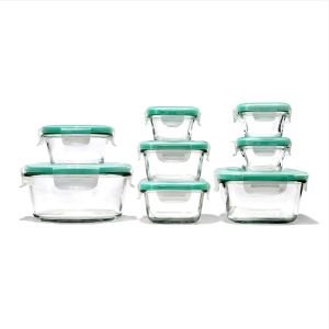 OXO 16 Piece Glass Smart Seal Everyday Container Set