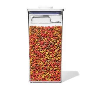 Oxo Pop 6qt Plastic Big Square Airtight Food Storage Container
