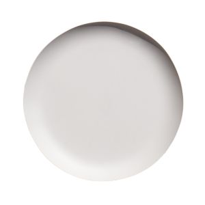  image shows TarHong Natureone Craft Coupe 8.5" Salad Plate | Soft White against a blank, white background
