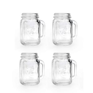 Kikkerland Shot Glasses - Set of 4 | Mason Jars