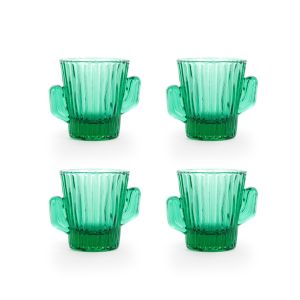 Kikkerland Shot Glasses - Set of 4 | Cactus
