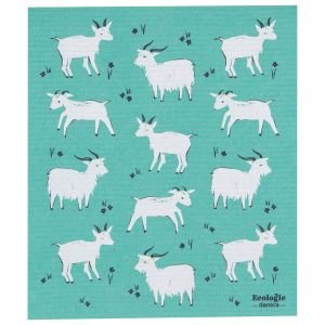 Ecologie by Danica Swedish Dish Towel | Goats
