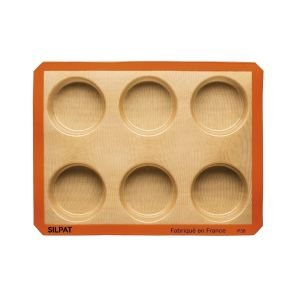 Silpat Perfect Baking Large Round Mold Mini Cheesecakes