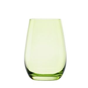 Stolzle 15.75oz Elements Glass Tumblers - Set of 6 | Bright Green