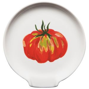 image shows Now Designs by Danica Spoon Rest | Heirloom Tomatoes against a blank, white background