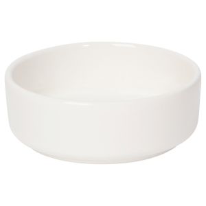 image shows Danica Heirloom Foundation 3" Pinch Bowl | Ivory against a blank, white background