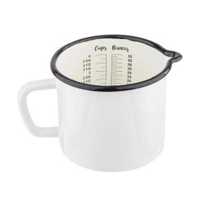 TableCraft Enamel Coated Steel Measuring Cup