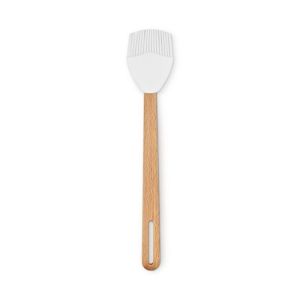  image shows Le Creuset Signature Silicone Basting Brush | White against a blank, white background