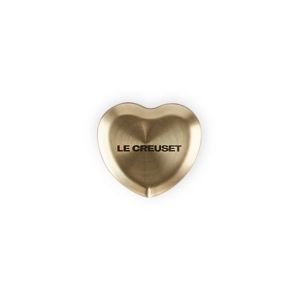 Le Creuset Figural Heart Knob | Light Gold