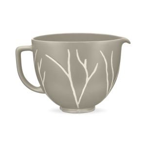 KitchenAid 5-Quart Bare Leaves Ceramic Bowl | Fits 4.5-Quart & 5-Quart KitchenAid Tilt-Head Stand Mixers