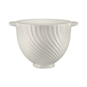 KitchenAid 5-Quart Meringue Ceramic Bowl | Fits 4.5-Quart & 5-Quart KitchenAid Tilt-Head Stand Mixers