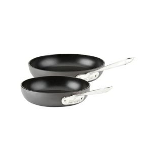 All-Clad HA1 Hard Anodized Nonstick Fry Pan Set (8" & 10") | 2-Piece