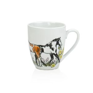 "Hold Your Baby Horses" Mug (Front)