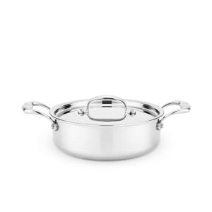 Heritage Steel Hammer Stahl Cookware | 2.5-Quart Sauteuse with Lid