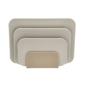 image shows Rosti 4-Piece Choptima Cutting Board Set | Humus against a blank, white background