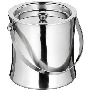 Winco Stainless Steel Double Wall Insulated Ice Bucket | 60oz