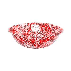 image shows Crow Canyon 32Qt. Benson Basin | Red Splatter  against a blank, white background